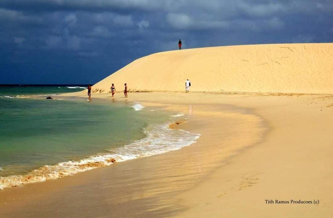 Sea View House, Praia De Chaves, Boa Vista, Cape Verde, Free Wi-Fi Villa Rabil ภายนอก รูปภาพ